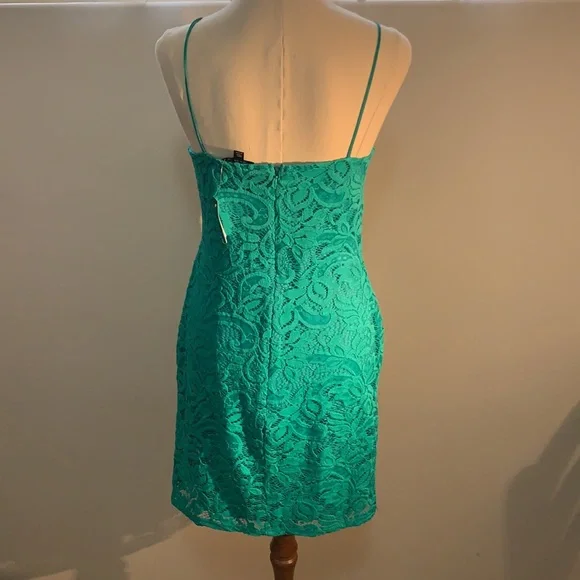 Topshop Petite Dress in Lace Design - Picture 3 of 7